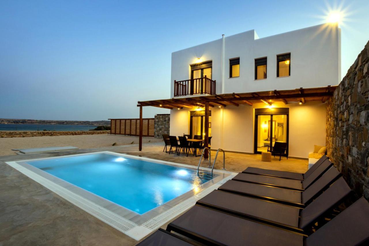 Cato Agro 5, Seafront Villa With Private Pool Afiartis Exteriör bild